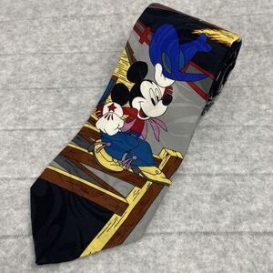 Vintage Disney Mickey Unlimited by Balacine Tie Cowboy Polyester‎ Made in USA
